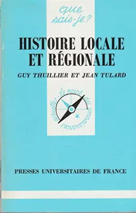 Couverture du produit · Histoire locale et régionale