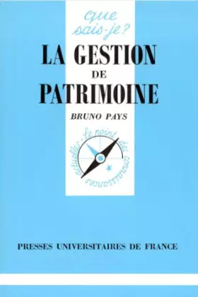 Couverture du produit · La gestion de patrimoine
