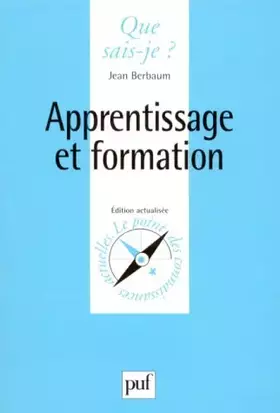 Couverture du produit · Apprentissage et formation