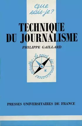 Couverture du produit · Technique du journalisme