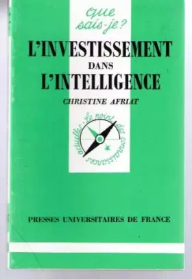 Couverture du produit · INVESTISSEMENT DANS L'INTELLIGENCE