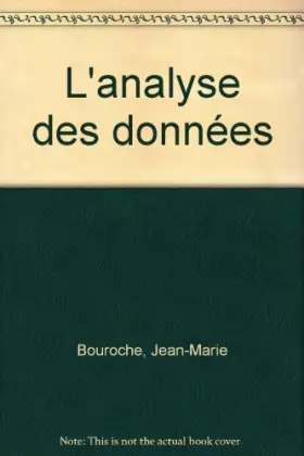 Couverture du produit · L'analyse des données