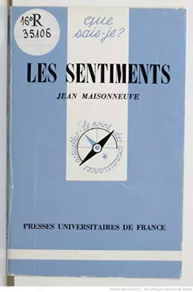 Couverture du produit · Les Sentiments