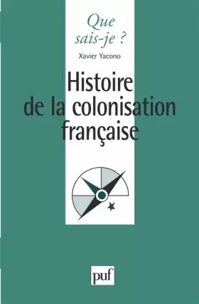 Couverture du produit · Histoire de la colonisation française