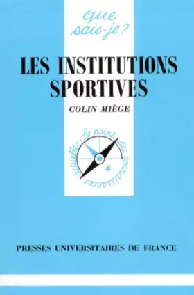 Couverture du produit · Les Institutions sportives