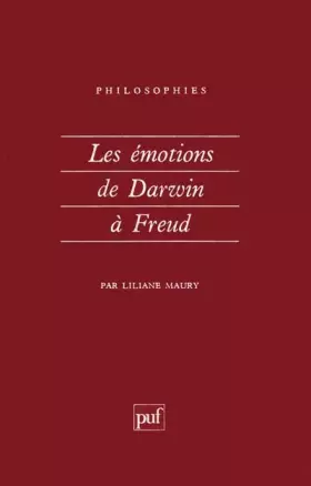 Couverture du produit · Les Emotions de Darwin à Freud