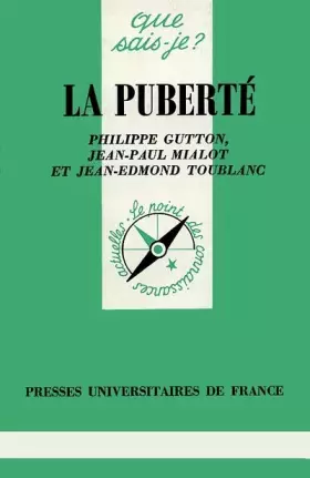 Couverture du produit · La puberté