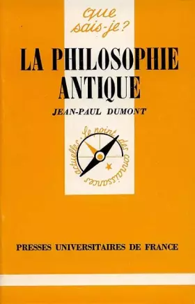 Couverture du produit · La philosophie antique