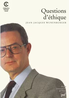 Couverture du produit · Questions d'éthique