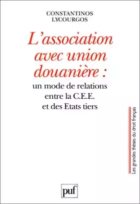 Couverture du produit · L'association avec union douanière