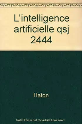Couverture du produit · L'intelligence artificielle