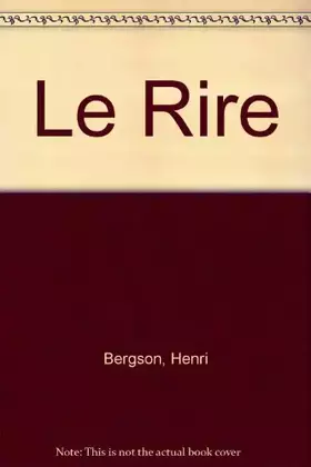 Couverture du produit · Le Rire