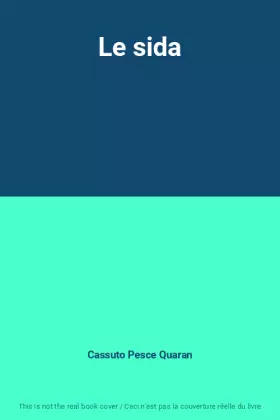 Couverture du produit · Le sida