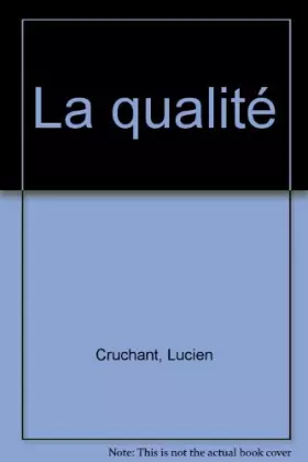 Couverture du produit · La qualité