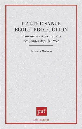 Couverture du produit · L'alternance école-production