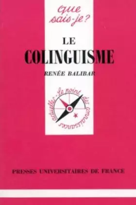 Couverture du produit · Le Colinguisme