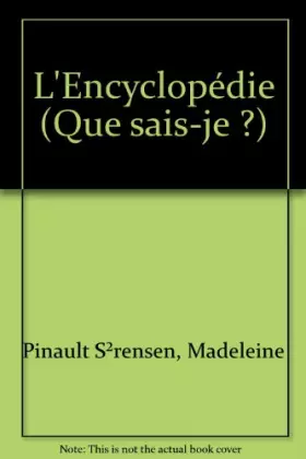 Couverture du produit · L'Encyclopédie