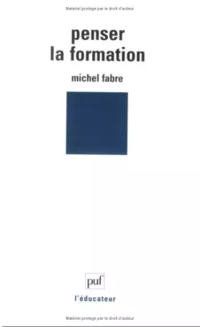 Couverture du produit · Penser la formation