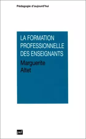 Couverture du produit · La Formation professionnelle des enseignants
