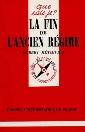 Couverture du produit · La fin de l''Ancien Régime