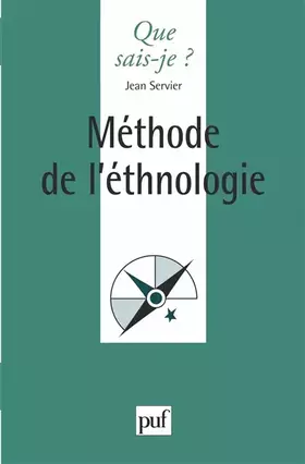 Couverture du produit · Méthode de l'ethnologie