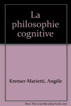 Couverture du produit · La philosophie cognitive
