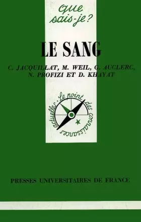 Couverture du produit · Le sang