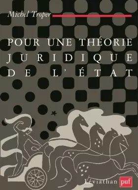 Couverture du produit · Pour une théorie juridique de l'Etat