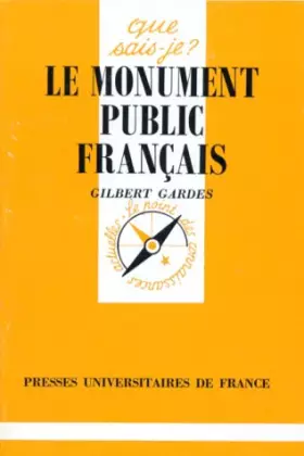 Couverture du produit · Le monument public français