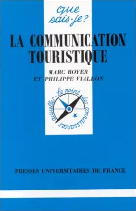 Couverture du produit · La communication touristique