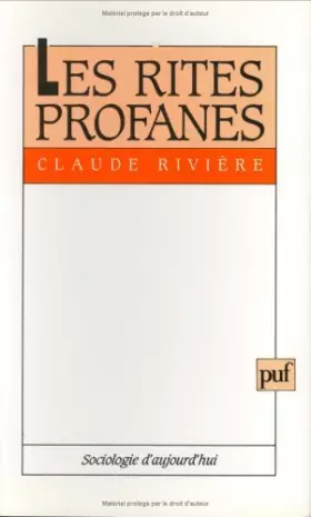 Couverture du produit · Les rites profanes