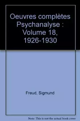 Couverture du produit · Oeuvres complètes, volume 18