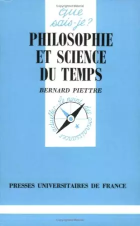 Couverture du produit · Philosophie et Science du Temps