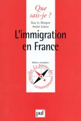 Couverture du produit · L'Immigration en France
