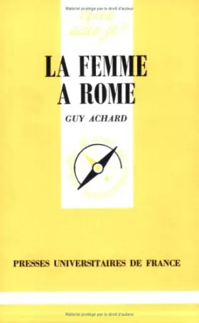 Couverture du produit · La Femme à Rome