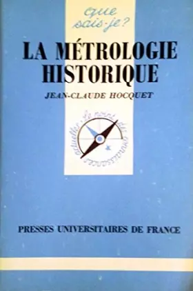 Couverture du produit · La métrologie historique