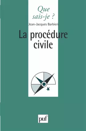 Couverture du produit · La procédure civile