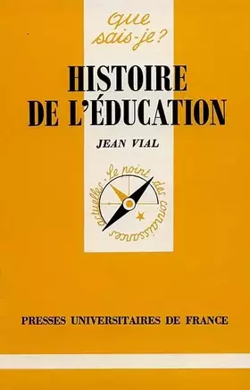 Couverture du produit · Histoire de l'éducation