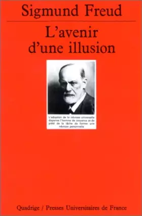 Couverture du produit · L' avenir d'une illusion