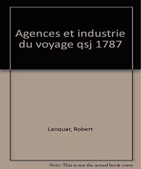 Couverture du produit · Agences et industrie du voyage
