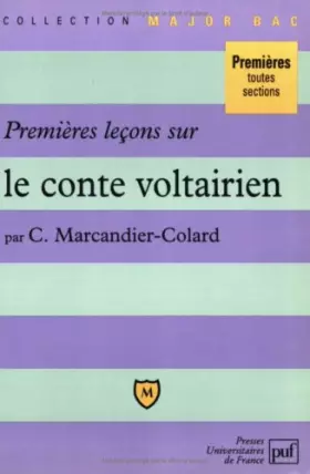 Couverture du produit · Premières leçons sur le conte voltairien