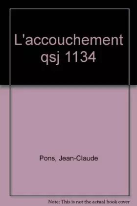 Couverture du produit · L'accouchement