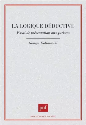 Couverture du produit · La Logique déductive