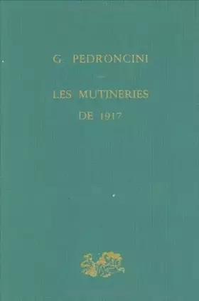 Couverture du produit · Les mutineries de 1917