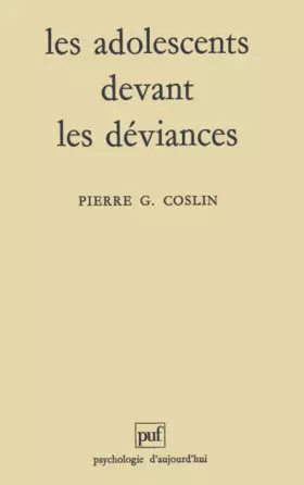 Couverture du produit · Les adolescents devant les déviances