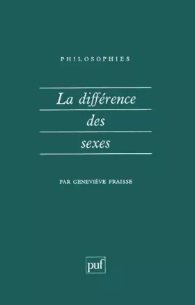 Couverture du produit · La différence des sexes