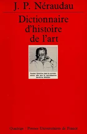 Couverture du produit · Dictionnaire d'histoire de l'art