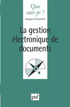 Couverture du produit · La gestion électronique de documents