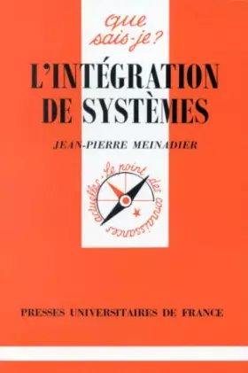Couverture du produit · L'Intégration de systèmes