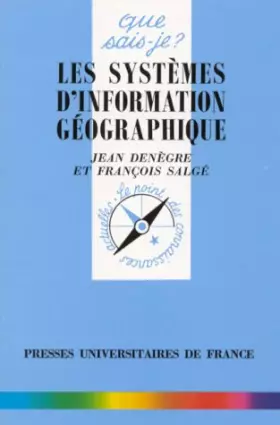 Couverture du produit · Les systèmes d'information géographique